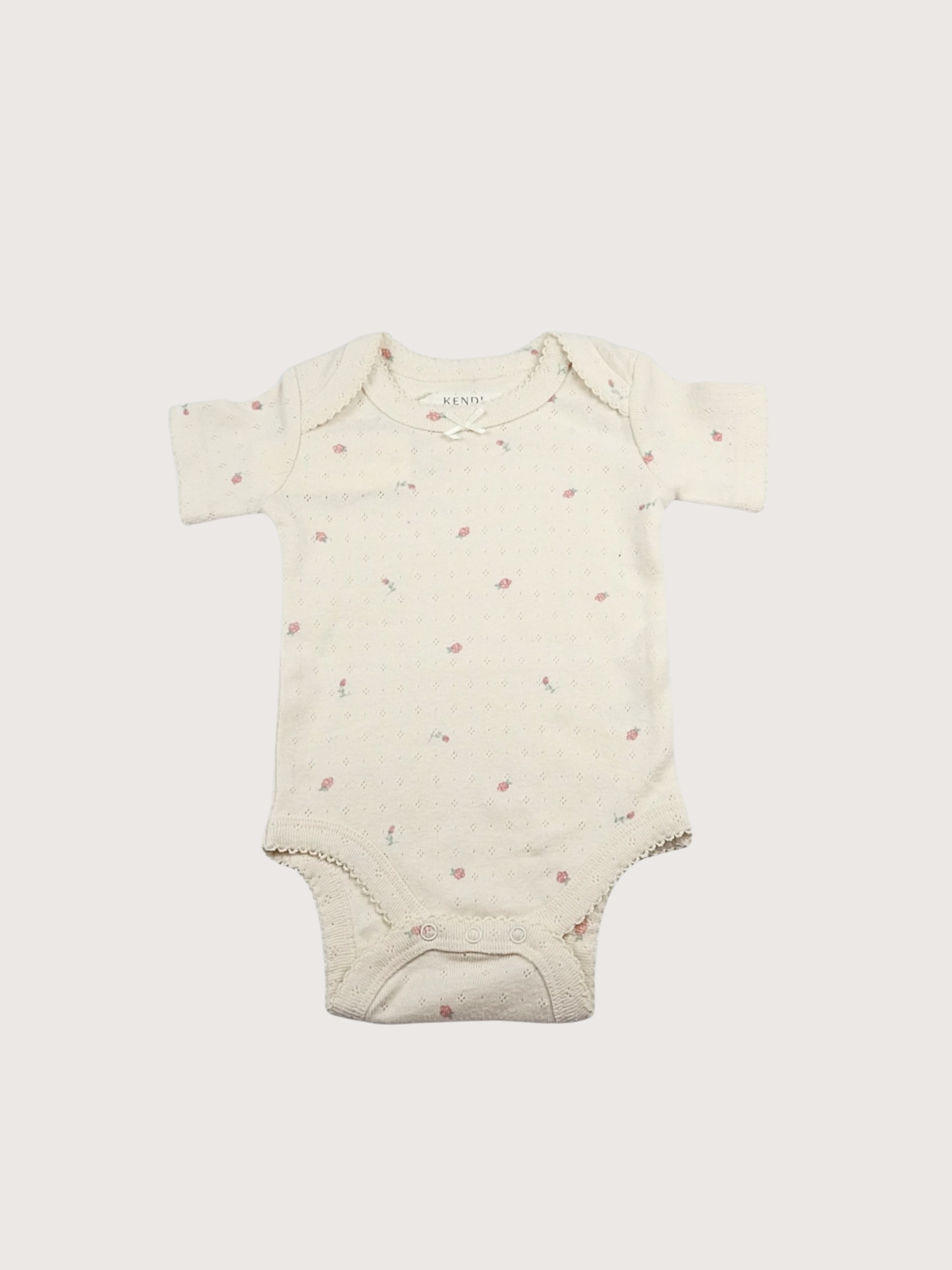 Colored Organics | Rose Flower Print Romper