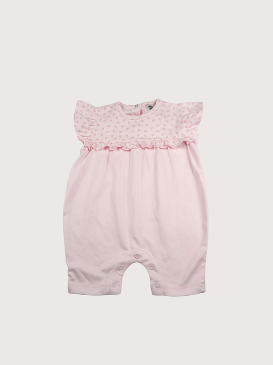 Minhon | Butterfly Sleeve Romper Light Pink