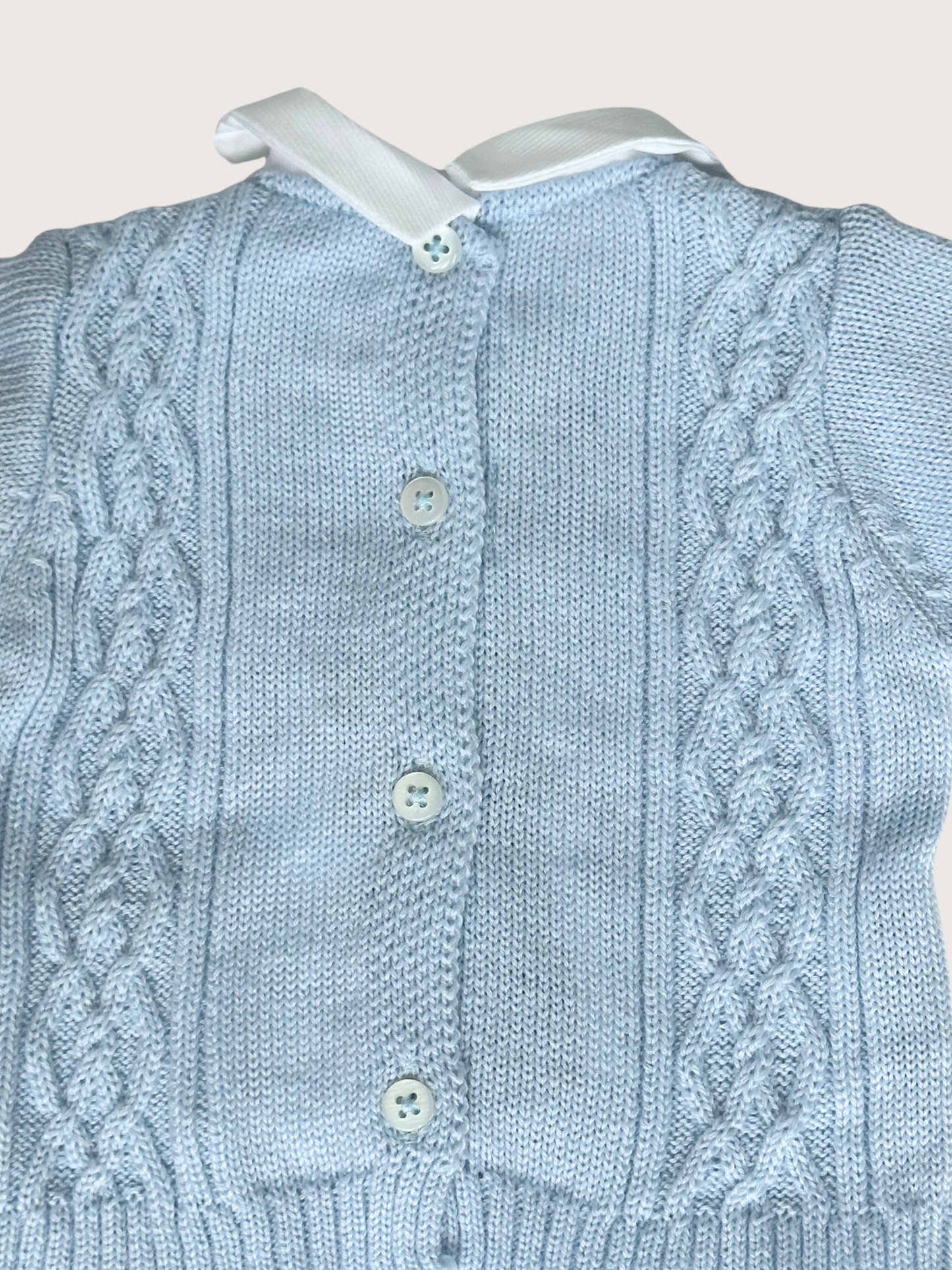 Chicco | Classic blue knitted set
