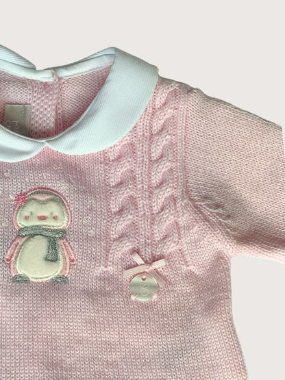 Chicco | Classic pink knitted set