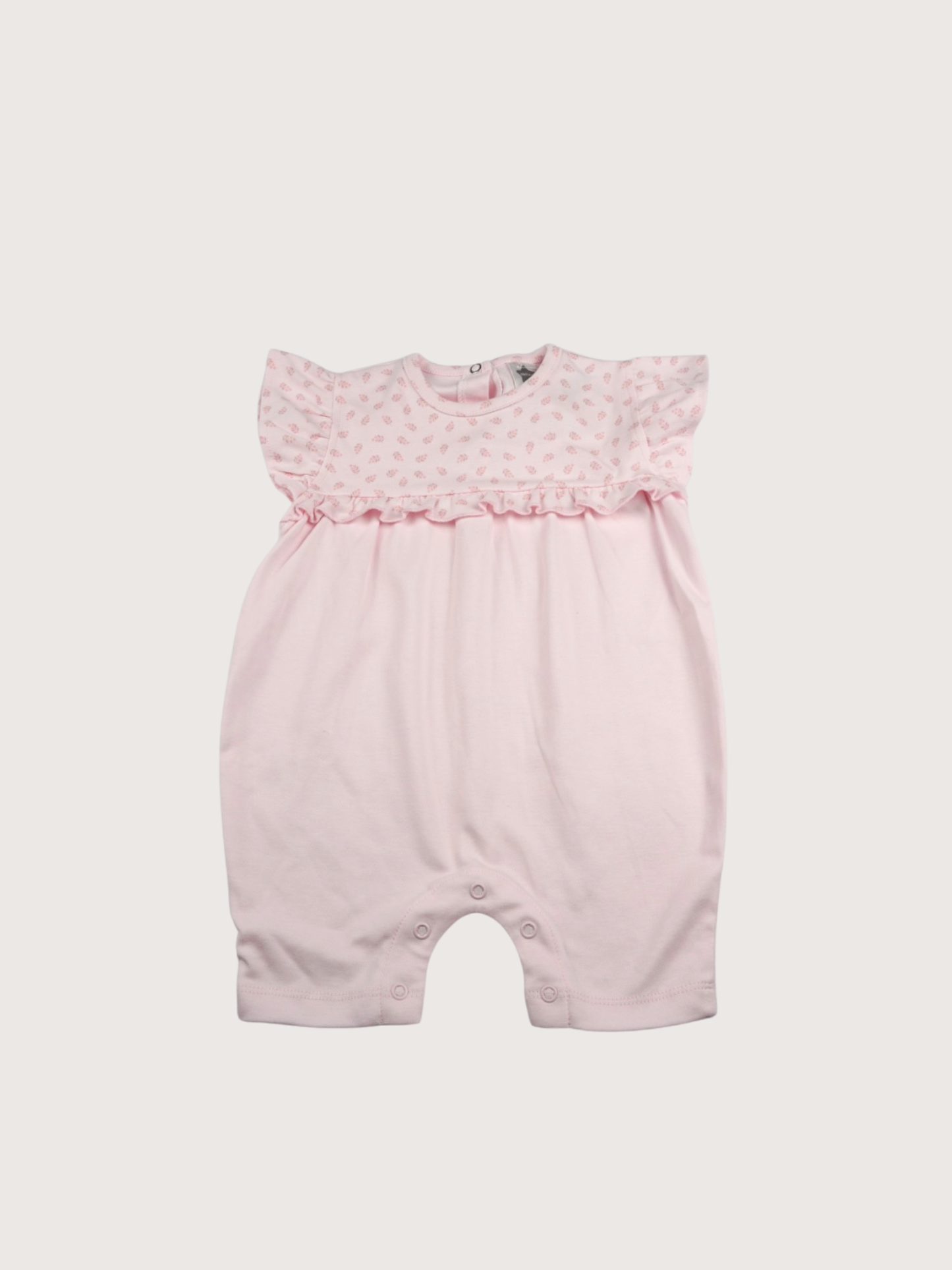 Minhon | Butterfly Sleeve Romper Light Pink