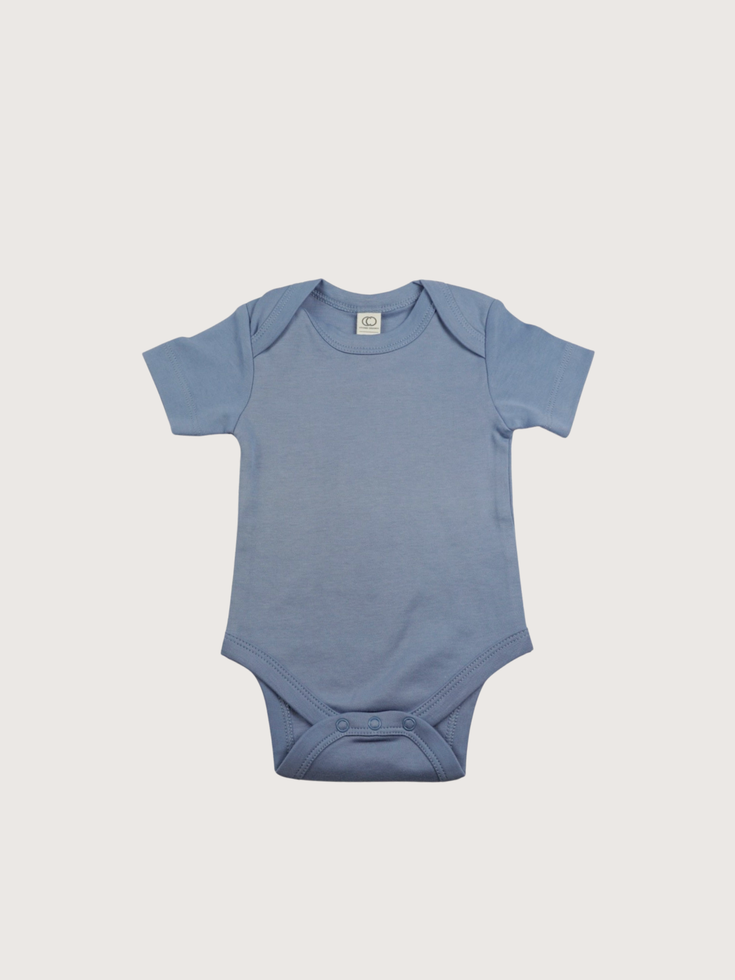 Colored Organics | Blue romper made of organic cotton