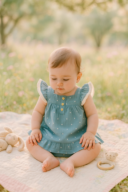 Dadati | Dotty Butterfly Dress